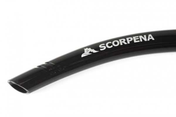Трубка Scorpena B2 мягкая (черный силикон; черный)